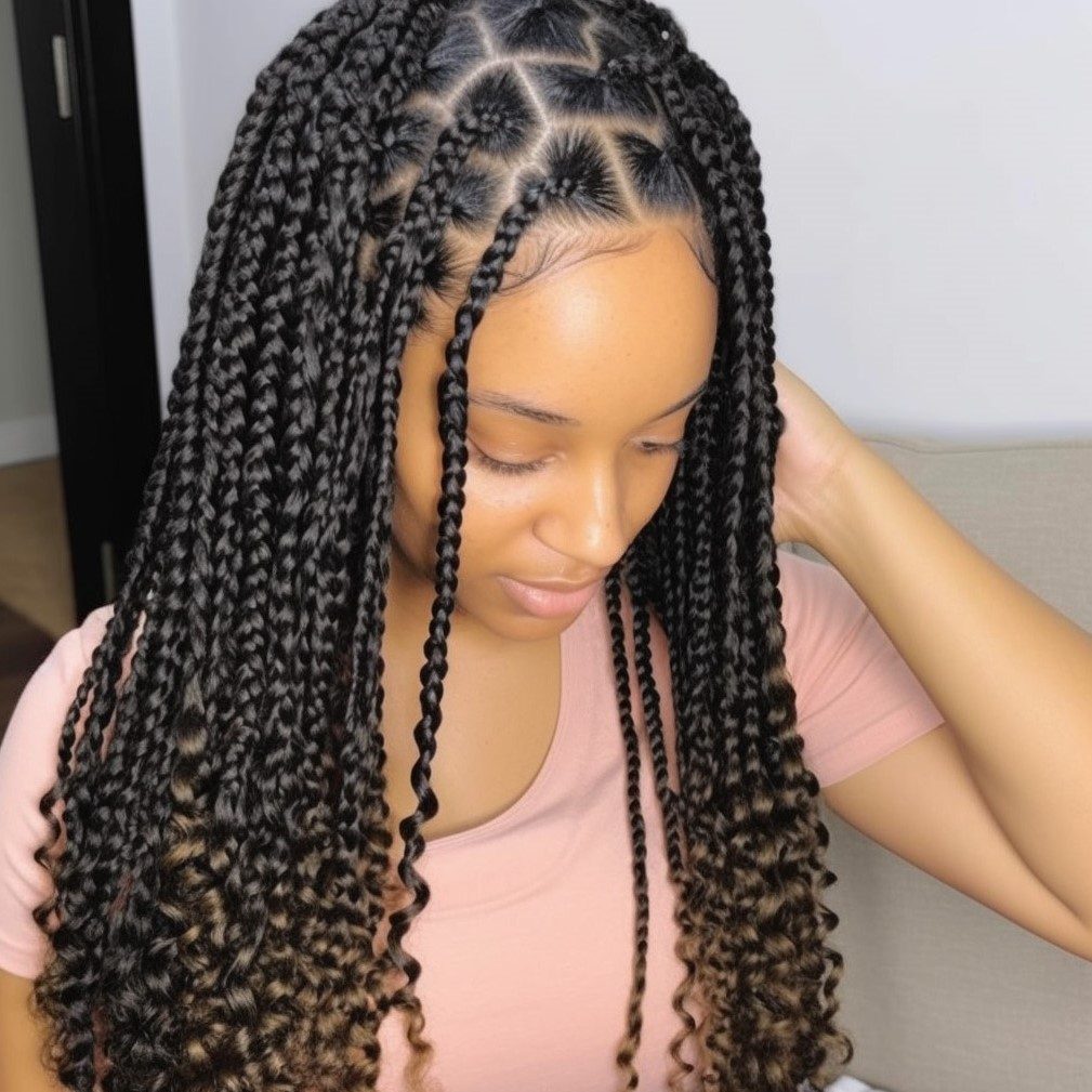 SERVICE | knotless braids salon near me